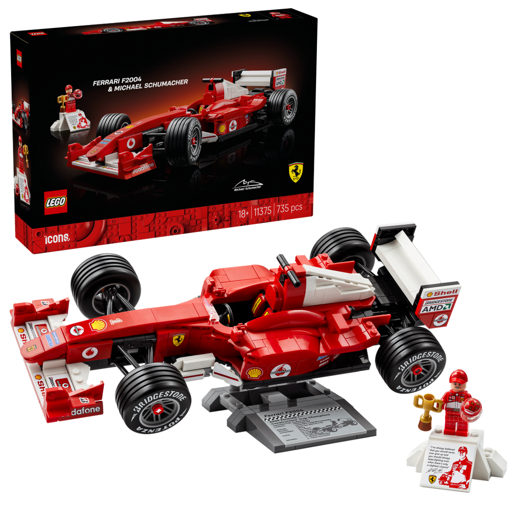 LEGO Icons Ferrari F2004 & Michael Schumacher | 11375