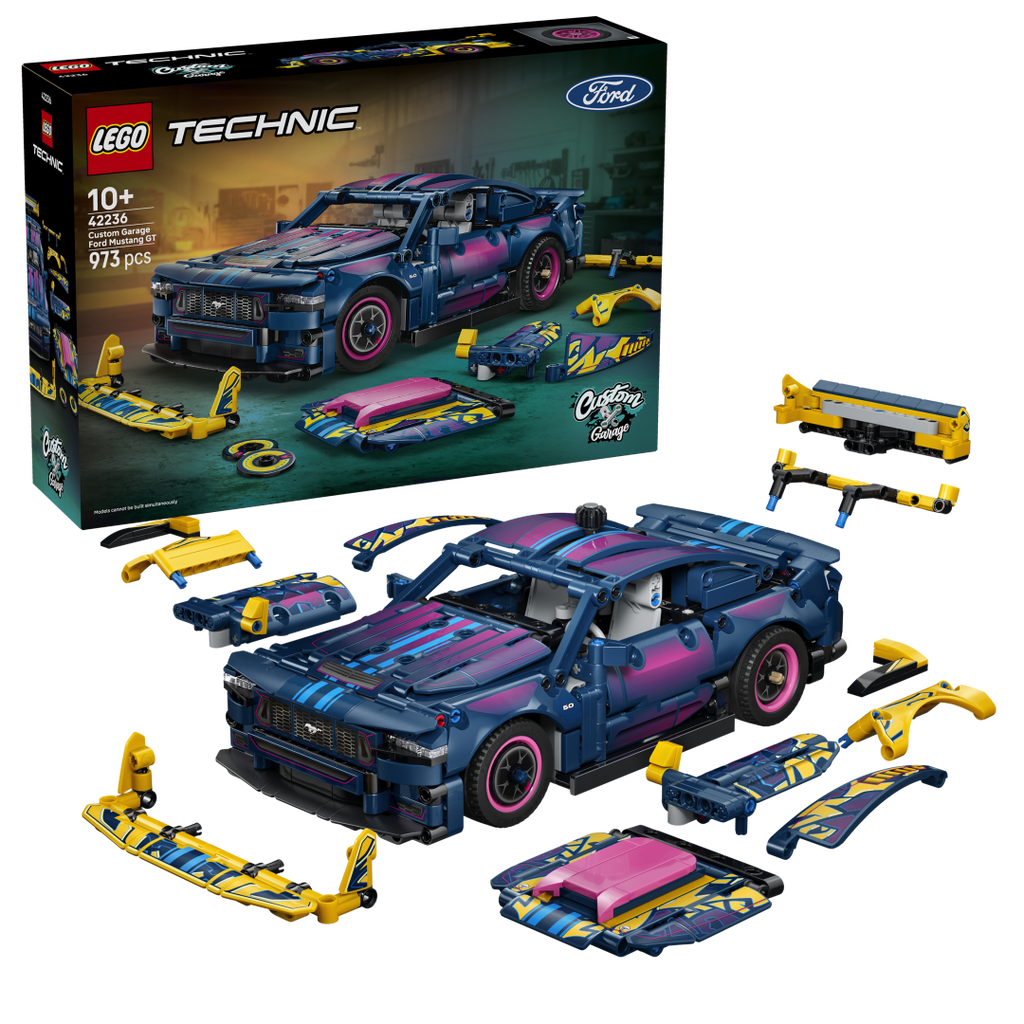 LEGO Technic Custom Garage Ford Mustang GT Car | 42236