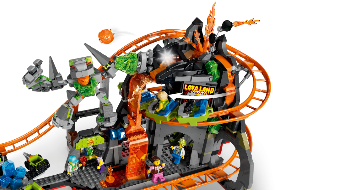 LEGO City Lava Land Roller Coaster Park | 60501