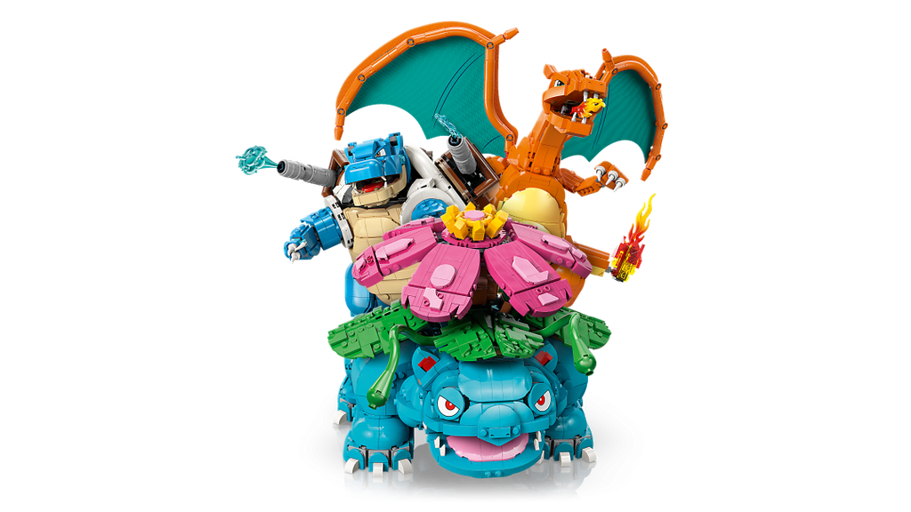 LEGO Pokémon Venusaur, Charizard and Blastoise | 72153