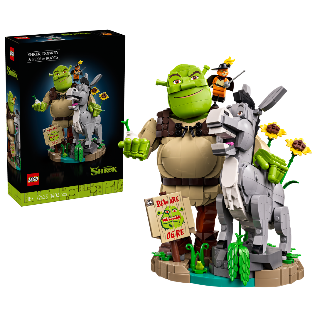 LEGO Icons Shrek, Donkey & Puss in Boots | 72423