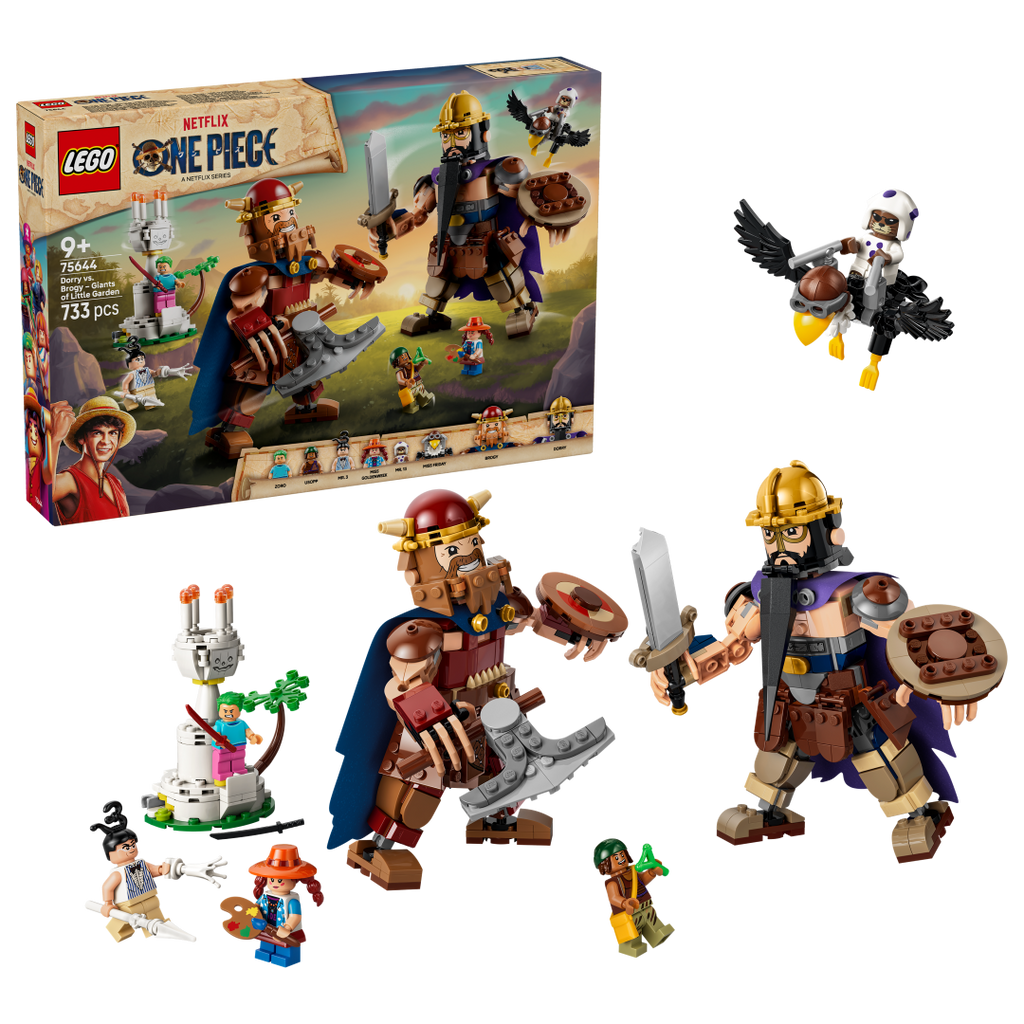 LEGO One Piece Dorry vs. Brogy – Giants of Little Garden | 75644