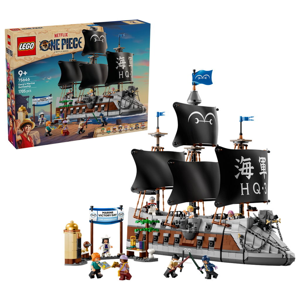 LEGO One Piece Garp's Marine Battleship | 75646