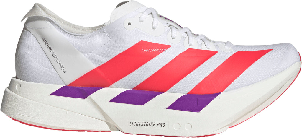 adidas Adizero Adios Pro 4 Men's Running Shoes - White | Running & Training