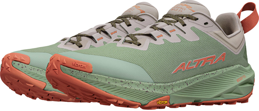 Altra Experience Wild 3+ Men's Trail Running Shoes - Green | Trail Running