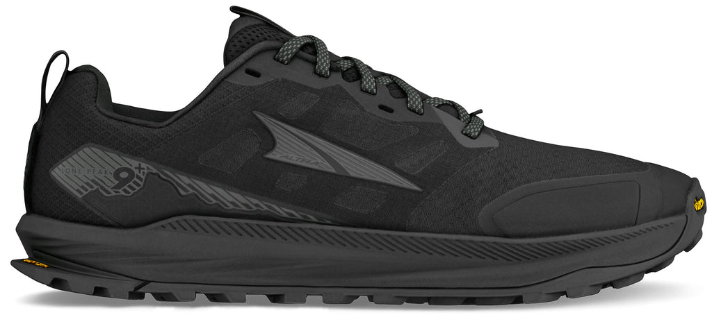 Altra Lone Peak 9+ Men's Trail Running Shoes - Black | Trail Running