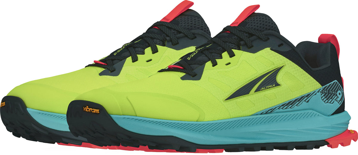 Altra Lone Peak 9+ Men's Trail Running Shoes - Green | Trail Running