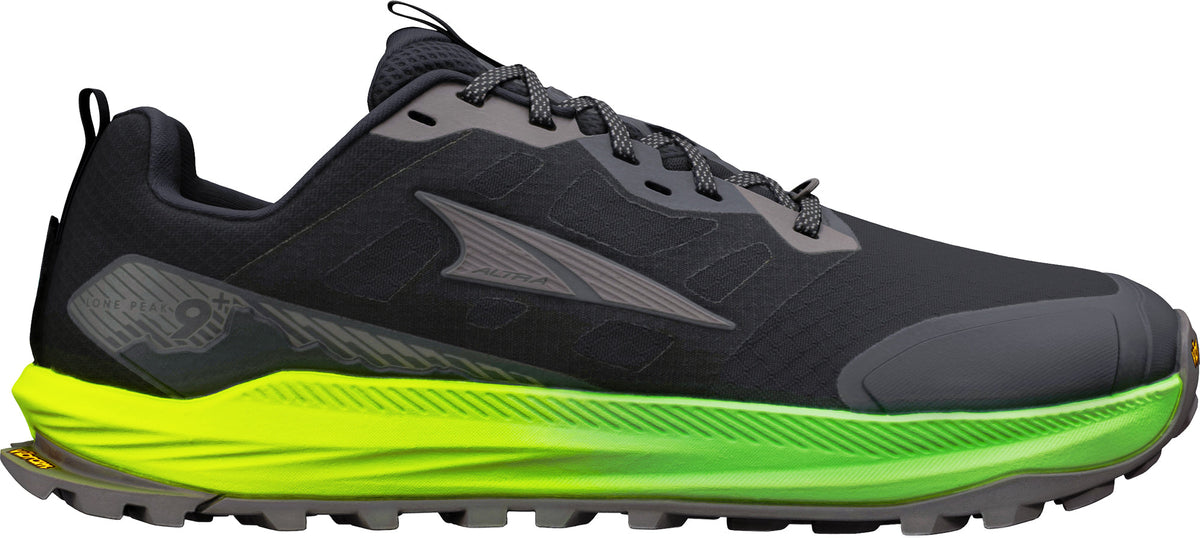 Altra Lone Peak 9+ Men's Trail Running Shoes - Black | Trail Running