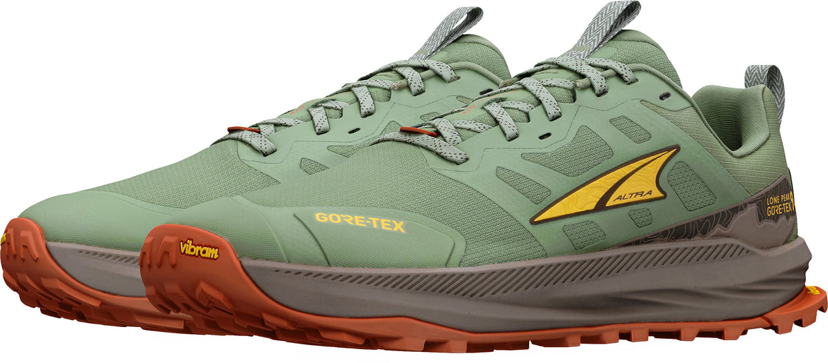 Altra Lone Peak 9+ GORE-TEX Men's Trail Running Shoes - Green | Trail Running