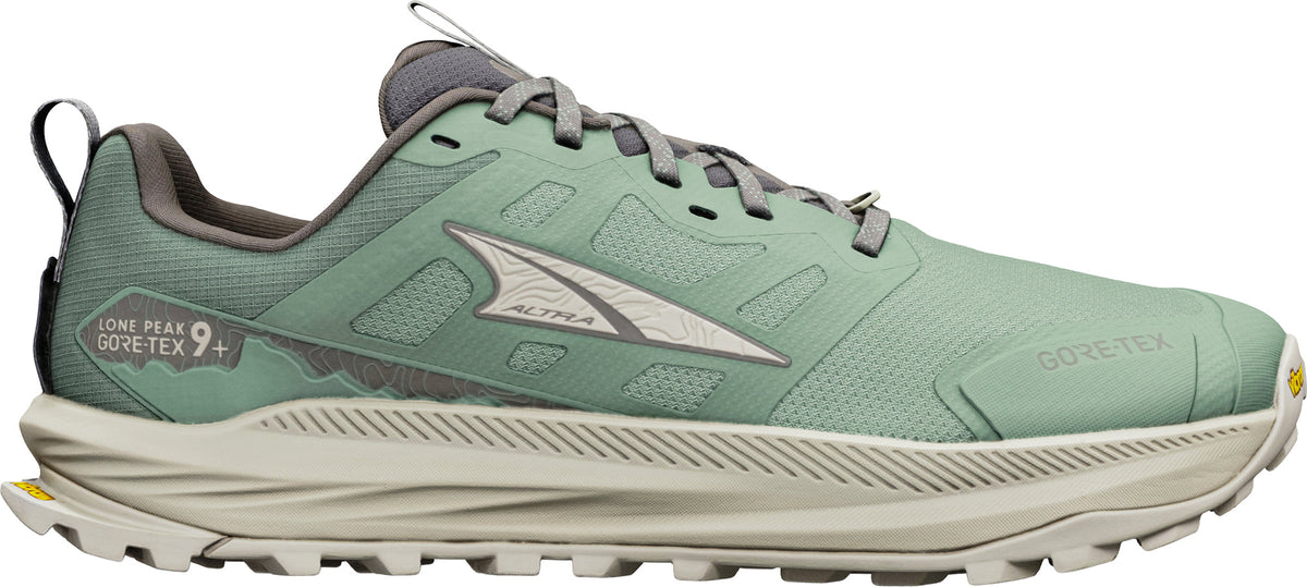 Altra Lone Peak 9+ GORE-TEX Men's Trail Running Shoes - Green | Trail Running