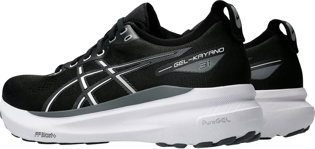 Asics Gel Kayano 31 WIDE FIT (2E) Men's Running Shoes - Black | Running & Training