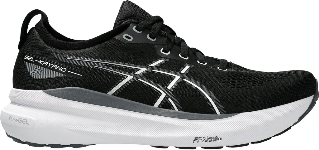 Asics Gel Kayano 31 WIDE FIT (2E) Men's Running Shoes - Black | Running & Training