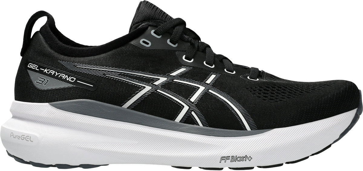 Asics Gel Kayano 31 WIDE FIT (2E) Men's Running Shoes - Black | Running & Training