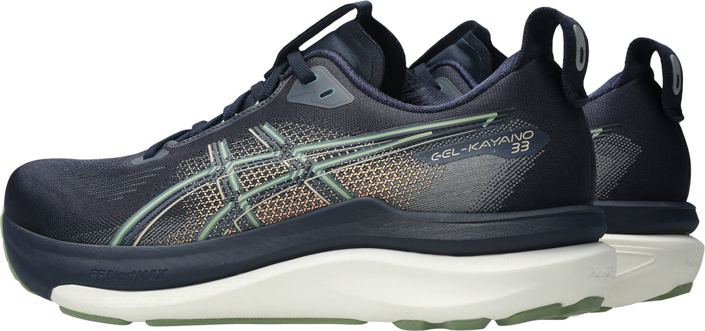 Asics Gel Kayano 33 WIDE FIT (2E) Men's Running Shoes - Blue | Running & Training