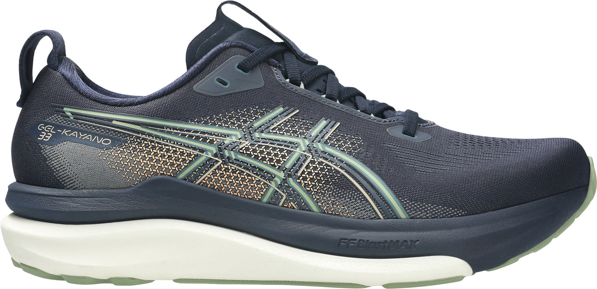 Asics Gel Kayano 33 WIDE FIT (2E) Men's Running Shoes - Blue | Running & Training