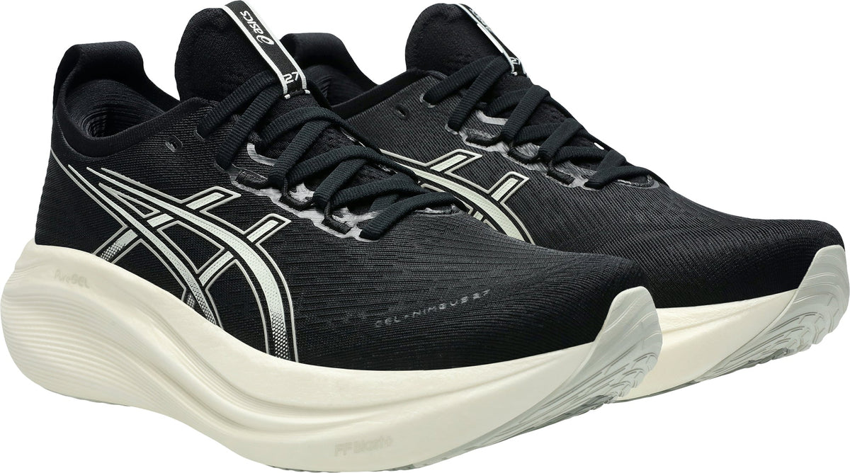 Asics Gel Nimbus 27 WIDE FIT Men's Running Shoes - Black | Running & Training
