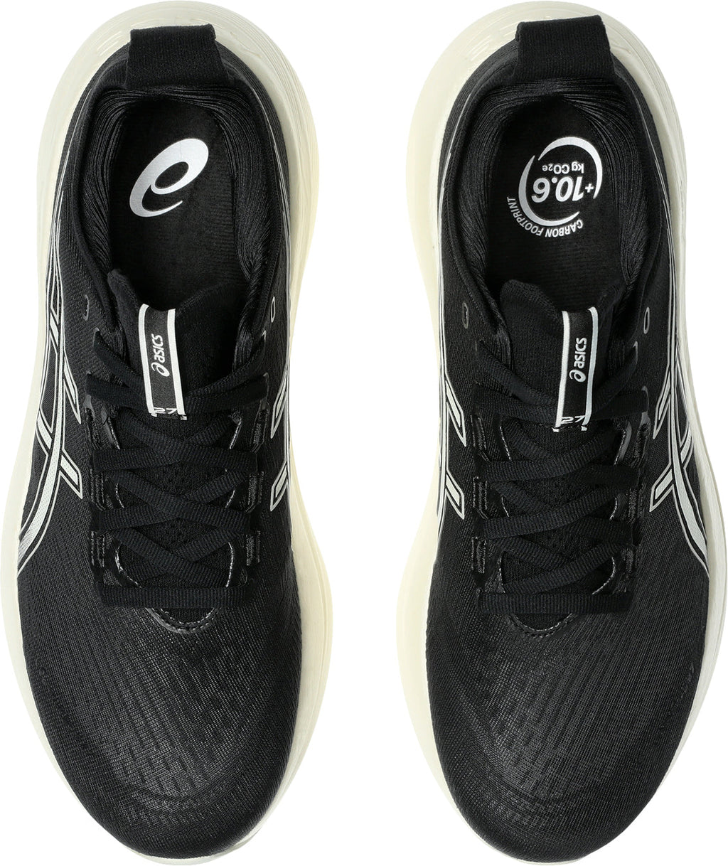 Asics Gel Nimbus 27 WIDE FIT Men's Running Shoes - Black | Running & Training