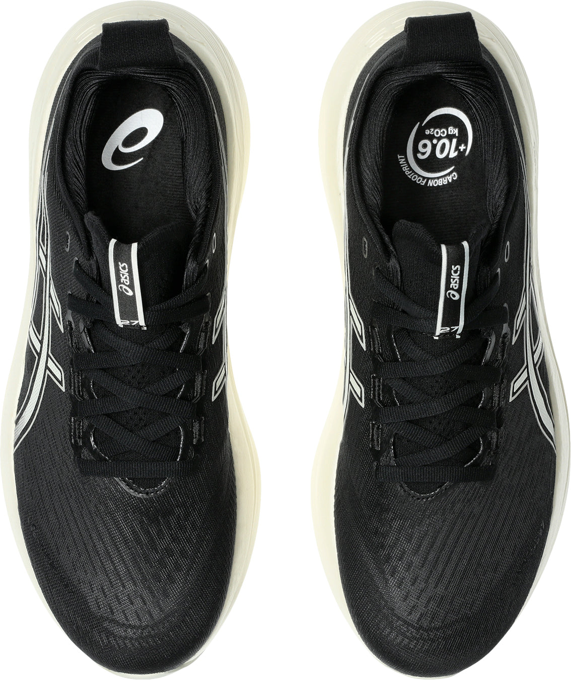 Asics Gel Nimbus 27 WIDE FIT Men's Running Shoes - Black | Running & Training