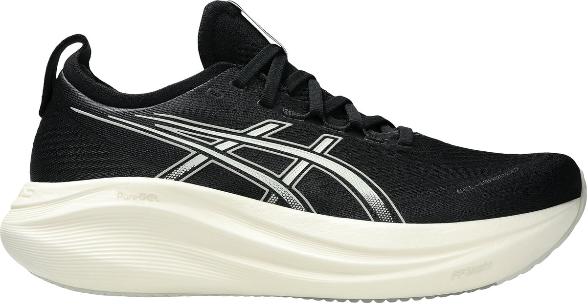 Asics Gel Nimbus 27 WIDE FIT Men's Running Shoes - Black | Running & Training