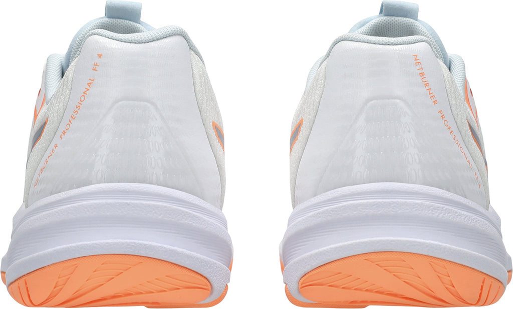 Asics Netburner Professional FF 4 Women's Netball Shoes - White | Performance Footwear