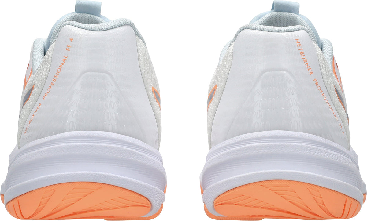 Asics Netburner Professional FF 4 Women's Netball Shoes - White | Performance Footwear