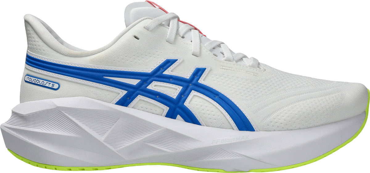 Asics NovaBlast 5 Men's Running Shoes - White | Running & Training