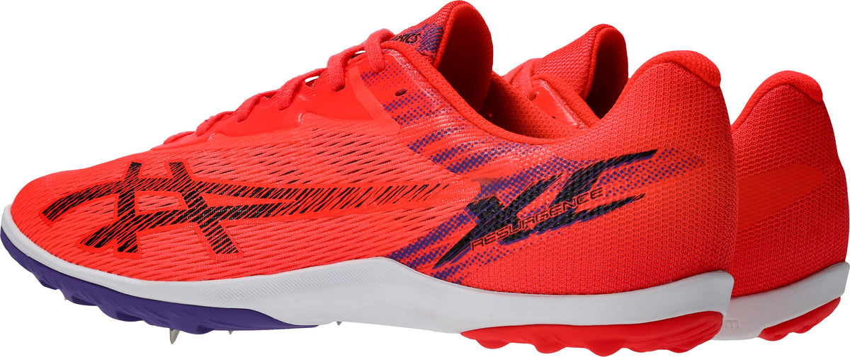 Asics Resurgence XC Cross Country Spikes - Red | Running & Training