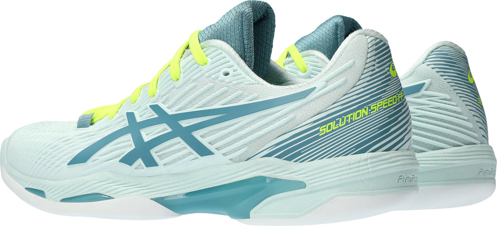 Asics Solution Speed FF 2 Women's Indoor Court Shoes - Green | Training & Fitness