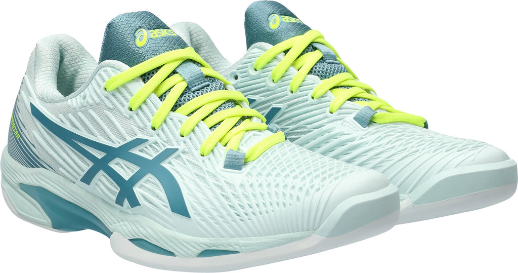 Asics Solution Speed FF 2 Women's Indoor Court Shoes - Green | Training & Fitness