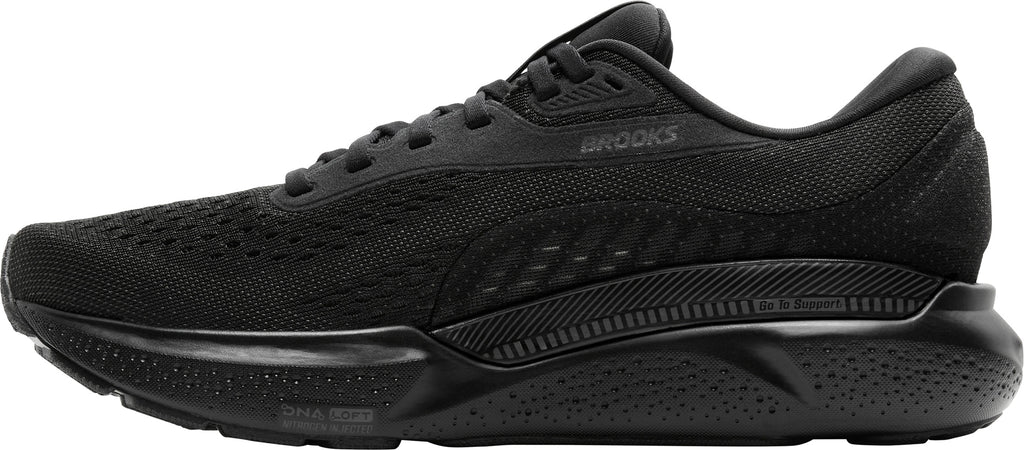 Brooks Adrenaline GTS 24 WIDE FIT (4E) Men's Running Shoes - Black | Running & Training
