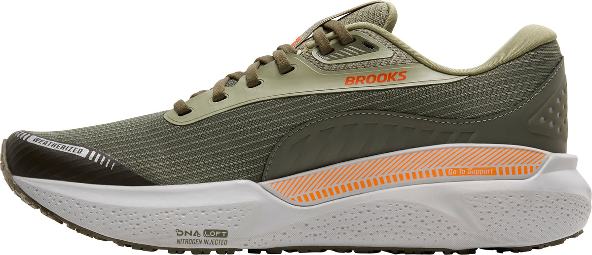 Brooks Adrenaline GTS 24 Weatherized Men's Running Shoes - Green | Running & Training