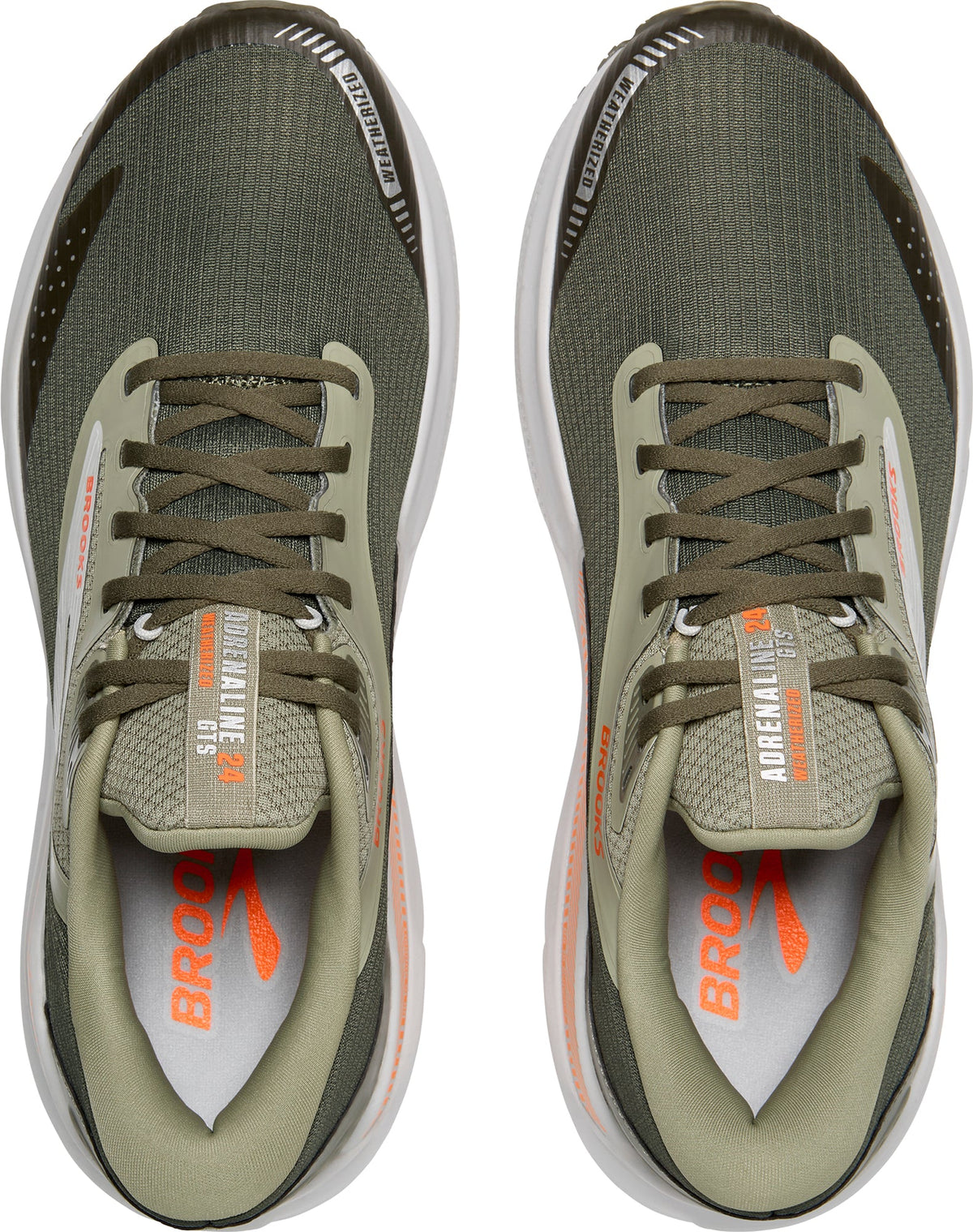 Brooks Adrenaline GTS 24 Weatherized Men's Running Shoes - Green | Running & Training