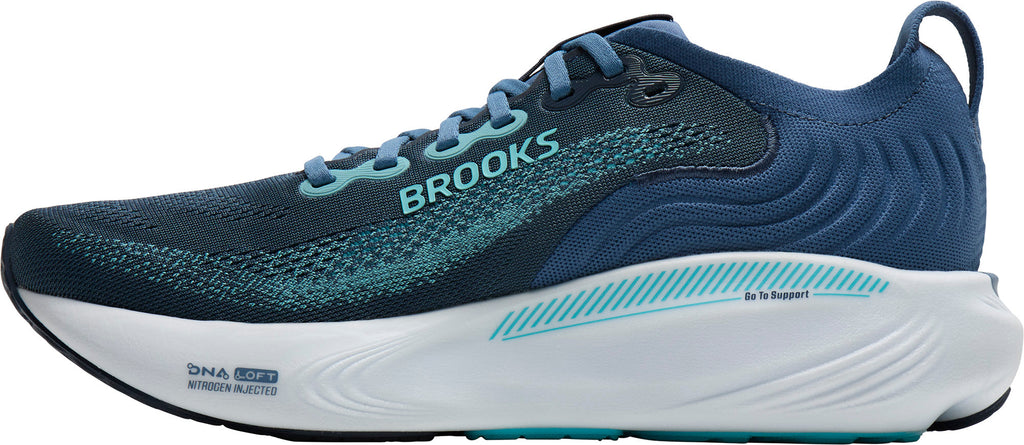 Brooks Adrenaline GTS 25 WIDE FIT Men's Running Shoes - Blue | Running & Training