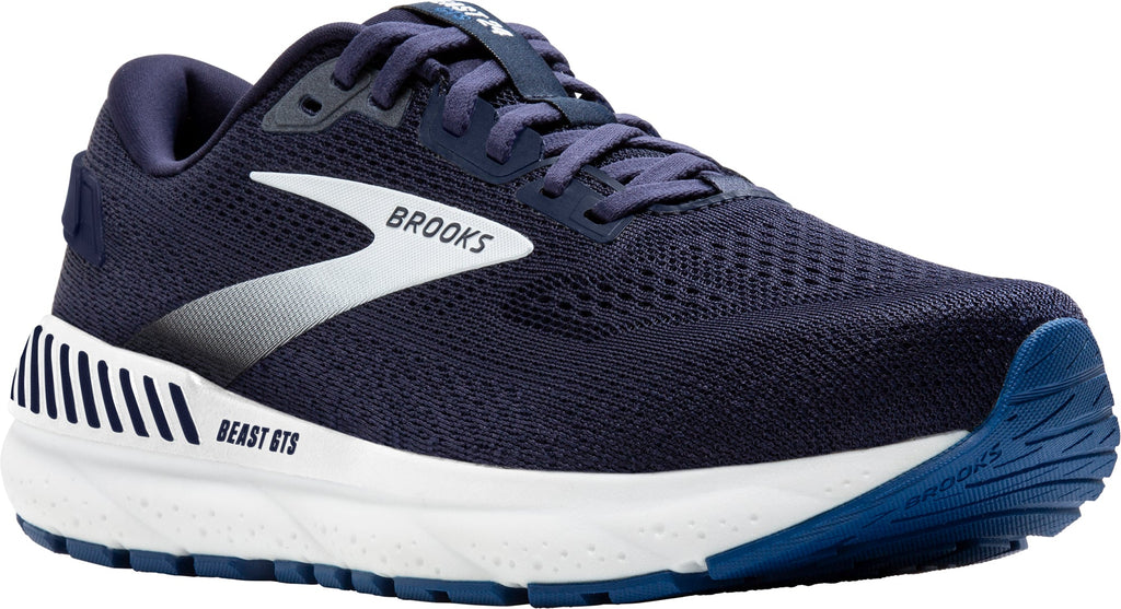 Brooks Beast GTS 24 WIDE FIT Men's Running Shoes - Navy | Running & Training