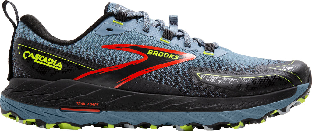 Brooks Cascadia 18 WIDE FIT Men's Trail Running Shoes - Blue | Trail Running