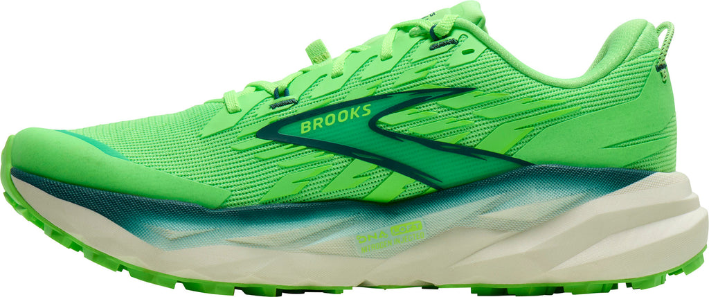 Brooks Cascadia 19 Men's Trail Running Shoes - Green | Trail Running