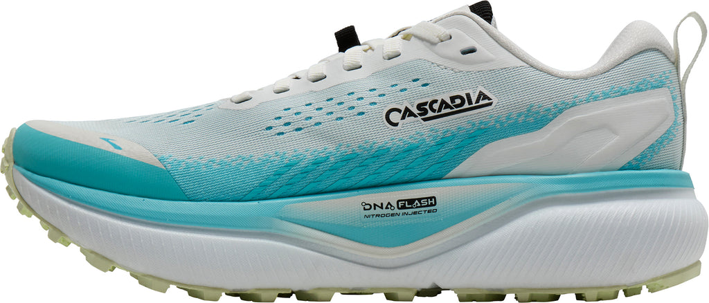 Brooks Cascadia 20 Women's Trail Running Shoes - White | Trail Running