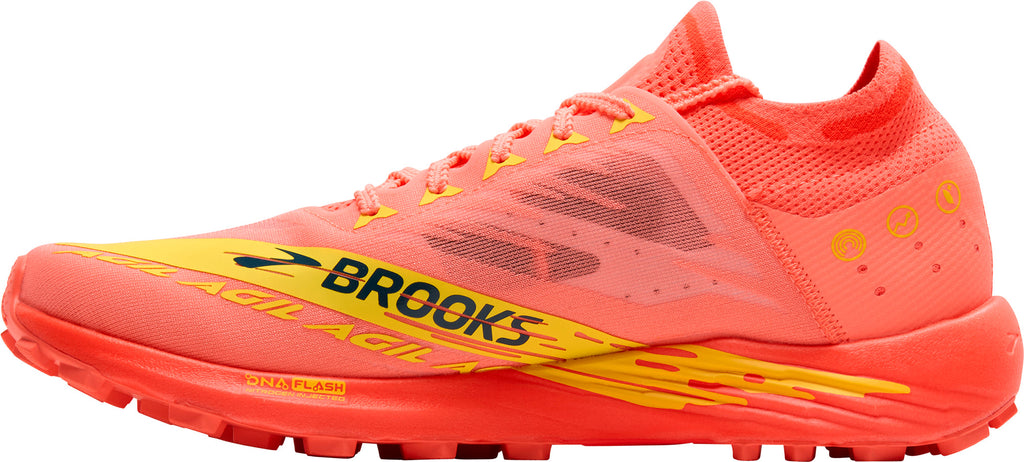 Brooks Catamount Agil Trail Running Shoes - Orange | Trail Running