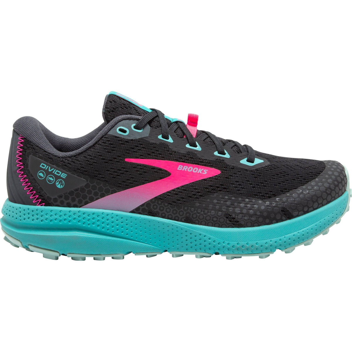 Brooks Divide 3 Women's Trail Running Shoes - Black | Trail Running