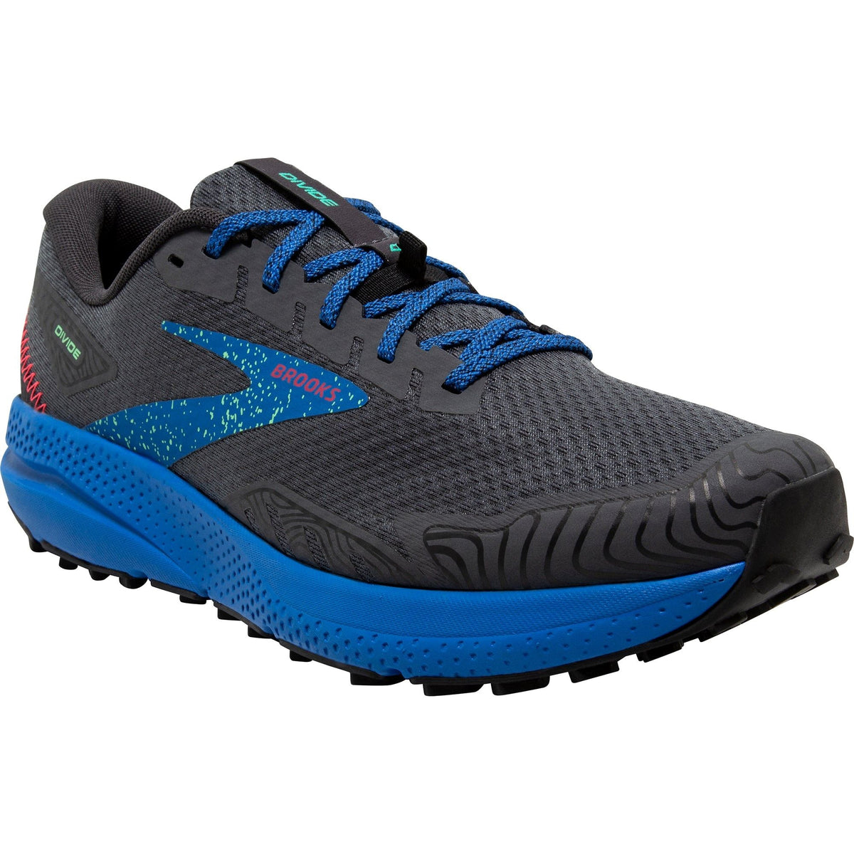 Brooks Divide 4 Men's Trail Running Shoes - Black | Trail Running