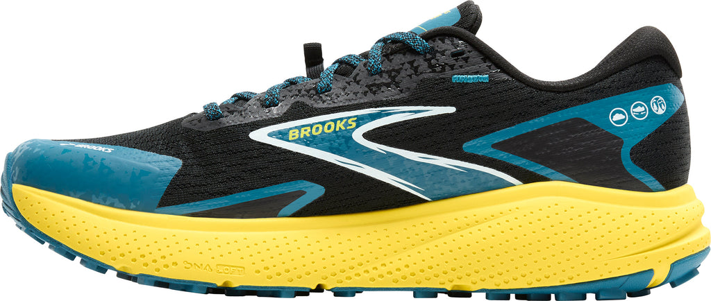Brooks Divide 5 Men's Trail Running Shoes - Black | Trail Running
