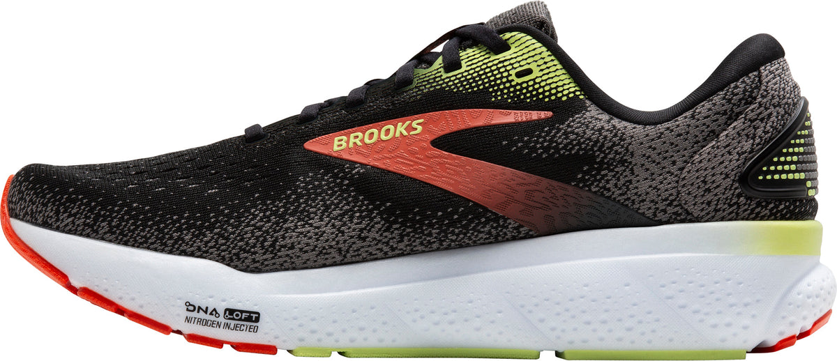 Brooks Ghost 16 WIDE FIT (2E) Men's Running Shoes - Black | Running & Training