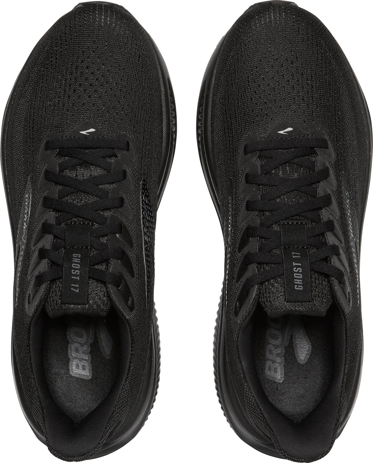 Brooks Ghost 17 WIDE FIT (4E) Men's Running Shoes - Black | Running & Training