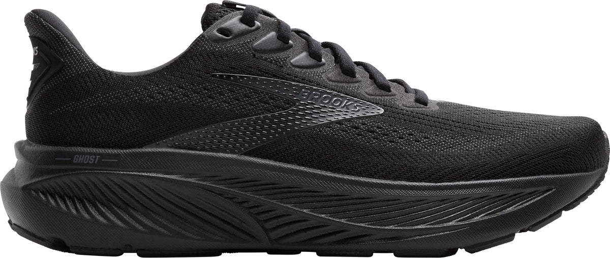 Brooks Ghost 17 WIDE FIT (2E) Men's Running Shoes - Black | Running & Training