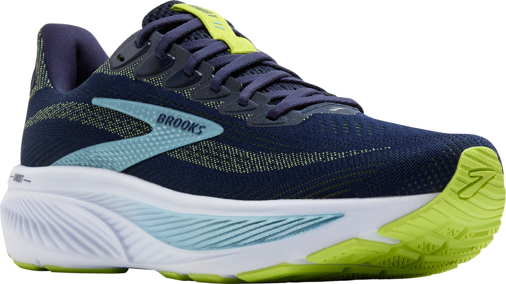 Brooks Ghost 17 WIDE FIT (2E) Men's Running Shoes - Blue | Running & Training