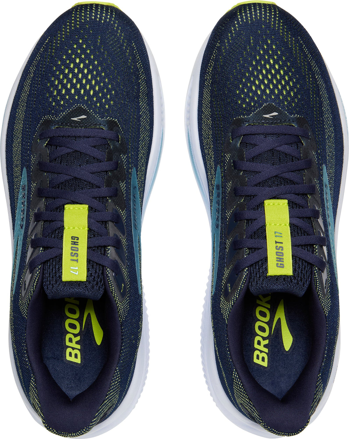 Brooks Ghost 17 WIDE FIT (2E) Men's Running Shoes - Blue | Running & Training