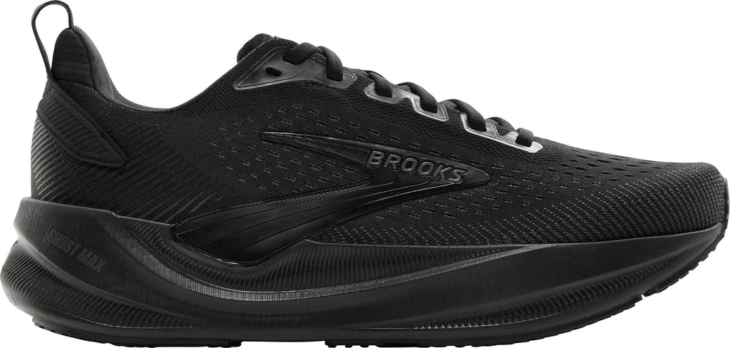 Brooks Ghost Max 4 WIDE FIT Men's Running Shoes - Black | Running & Training