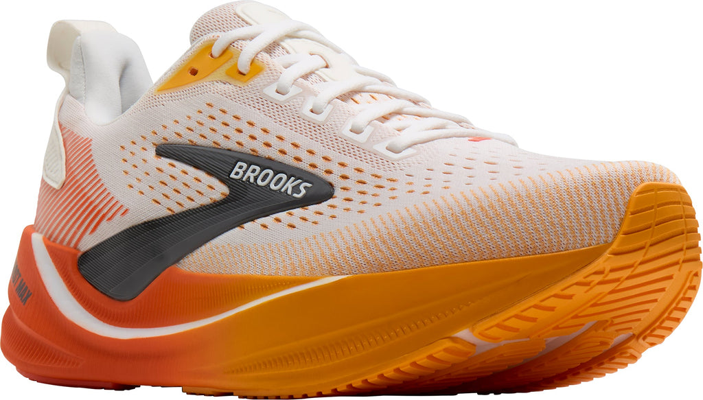 Brooks Ghost Max 4 WIDE FIT Men's Running Shoes - Orange | Running & Training