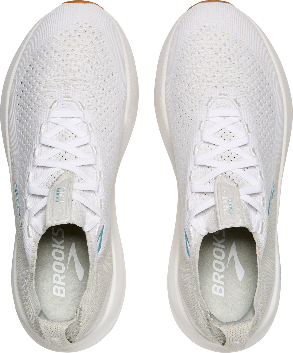 Brooks Glycerin StealthFit 22 Men's Running Shoes - White | Running & Training