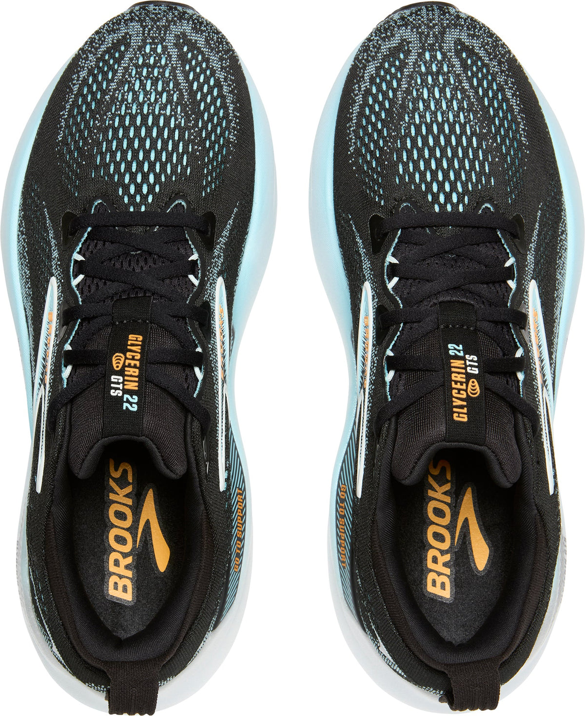 Brooks Glycerin GTS 22 Men's Running Shoes - Black | Running & Training